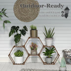 Tikea Plant Stand Indoor Hexagonal Plant Stand - Image 3