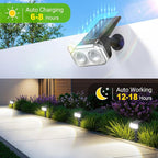 LETMY New Upgrade Solar Spot Lights Outdoor Waterproof - Image 8