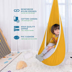 OUTREE Kids Pod Swing Seat, Cotton Child Hammock Swing Chair, Sensory Swing - Image 3