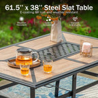 PHI VILLA Outdoor Patio Dining Set - Image 5