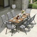 MAMIZO Patio Dining Chairs, Stackable All Weather Teslin Chair, Heavy Duty - Image 9