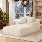 78.7" Chaise Lounge Chair Indoor, Oversized Boneless Couch Comfy Upholstered - Image 8