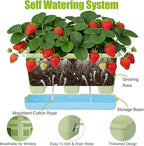 Window Box Planter 6 Packs, 13.8 Inches Rectangle Flower Pots - Image 4