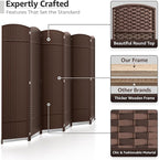 Sorbus 6 Panel Room Divider 6 ft. Tall - Image 3