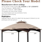 SCOCANOPY Light Beige Ripstop Replacement Top - Image 2