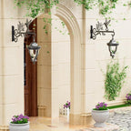 4-Pack Aesthetic Plant Hangers Outdoor – 10 Inch Metal Hanging Plant Bracket - Image 3