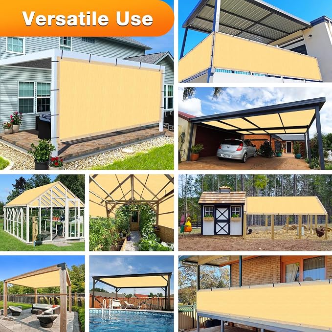 Artpuch Outdoor Pergola Shade Cover 4x6 FT Sun Shade Cloth - Image 8