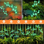 Solar Garden Lights 2 Pack Waterproof Solar Swaying Starburst Light Outdoor - Image 5