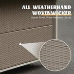 Domi Home Bar Unit，Modern Wicker Outdoor Bar Table - Image 4