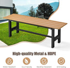 Giantex 2-Pack Outdoor Bench Seat - Image 7