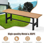 Giantex 2-Person Outdoor Bench Seat - Image 6
