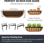 30“ Window Box Railing Planter - Image 4