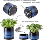 Nihow Self Watering Plant Pot: 6 Inch Ceramic Planter - Image 3