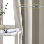 NICETOWN Short Cafe Curtain 54 inch Length, Window Treatment Thermal Insulated - Image 5