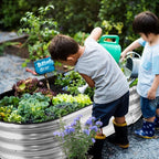 JERIA Raised Garden Bed, Galvanized Raised 4×2×1ft Planter Boxes Outdoor - Image 6