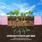 Galvanized Raised Garden Bed 8x2x1.5 FT, Oval Metal Raised Garden Bed Outdoor - Image 4