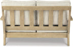 Signature Design by Ashley Clare View Coastal Outdoor Loveseat, Cushioned - Image 6