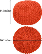 COTTON CRAFT Round Pouf - Image 3
