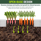 2 Pack 8x4x1FT Galvanized Metal Raised Garden Bed Kit - Image 4