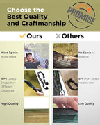 Sunyear Camping Hammock, Portable Single & Double Hammock - Image 2