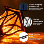 GIGALUMI Solar Lights Outdoor Waterproof, 6 Pack Flickering Flame LED Lights - Image 4