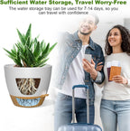 12 Inch Large Self Watering Pots, Flower Pots - Image 5