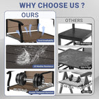 LEVELEVE 5 Piece Outdoor Patio Dining Set - Image 4