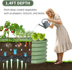 1MORE Galvanized Raised Garden Bed- Planter Garden Boxes Outdoor, Raised Beds - Image 2