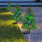 Solar Christmas Tree Garden Stake Lights Waterproof Christmas Decorations Tree - Image 2