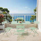 MELLCOM 5-Piece Foldable Patio Dining Set - Image 3