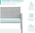 Best Choice Products 4-Piece Outdoor Wicker Patio Conversation Furniture Set - Image 3