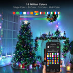 Brizled Smart Color Changing Christmas Lights, 66ft 200LED WiFi String Lights - Image 3