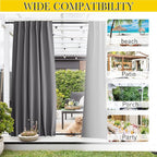 NICETOWN 2 Panels Outdoor Curtains - Image 7