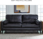 Signature Design by Ashley Bryceview Contemporary Leather Match Tufted Sofa - Image 9