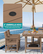 SERWALL 8-Piece Patio Dining Sets - Image 3