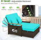 Tangkula Patio Rattan Daybed - Image 9