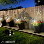 Anordsem Solar Garden Lights Outdoor: Bendable Copper Wire - Image 6