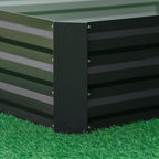 Outsunny Galvanized Raised Garden Bed, - Image 8