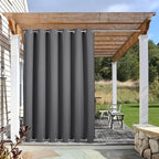 NICETOWN Heavy Weighted Outdoor Curtain Waterproof & Windproof, Thermal by NICETOWN