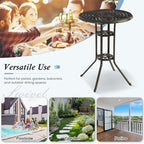 Patio Dining Table, Cast Aluminum Patio Tables - Image 7