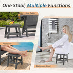 LUE BONA Outdoor Adirondack Ottomans, Footrest Footstool, Outdoor Foot Rest - Image 4