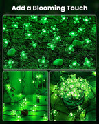 Brightown 60 LED Flower Solar Lights String Outdoor Waterproof Fairy Lights - Image 7
