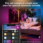 Philips Hue Lily Outdoor Smart Spotlight Base Kit, 3 Pack, Low Voltage - Image 4