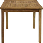 Sunnydaze Solid Teak Wood Outdoor Dining Table - Image 9