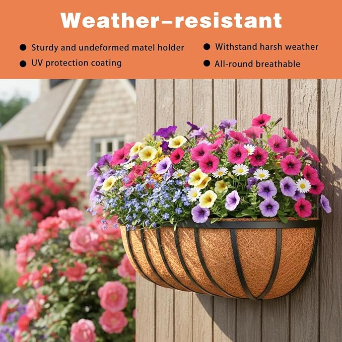 4 Pack 24" Railing Planter Window Box - Image 3