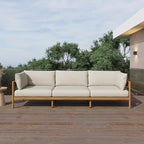 Acanva Modern Outdoor Patio Furniture Set, All-Weather Aluminium Conversation by acanva