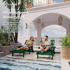 Patio Chaise Lounge Chair Set of 4, Oversized Lounge Chair Outdoor - Image 7