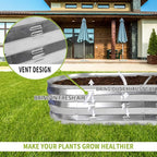 GADI 67-Inch Galvanized Raised Garden Bed, Metal Planter Box - Image 5