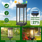 BesLowe Upgraded Solar Pathway Lights Outdoor, Super Bright Outside Lights - Image 2