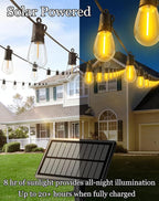 50ft-Solar-Powered-Lights-Outdoor-Waterproof-String - Image 3